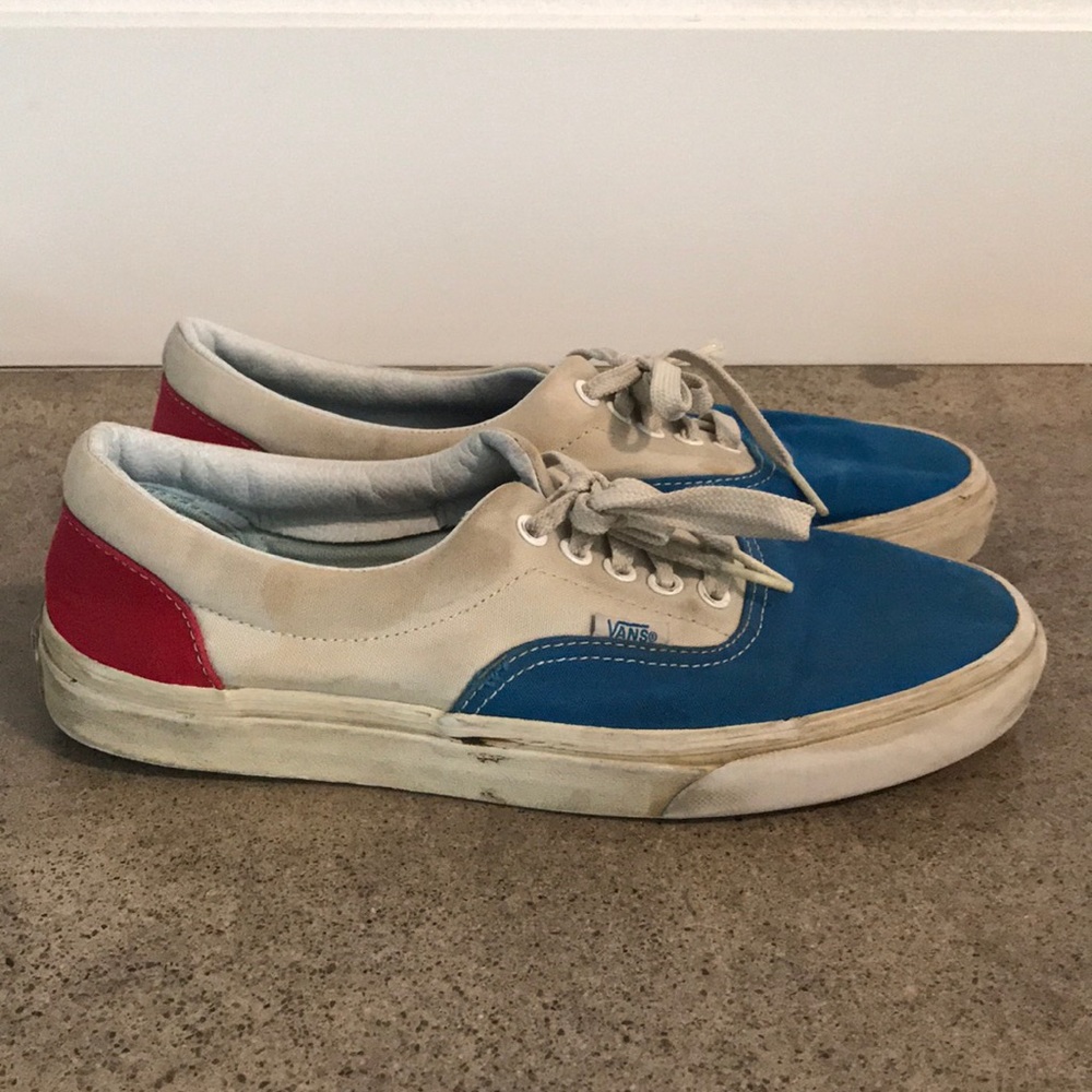 Red White & Blue Vans